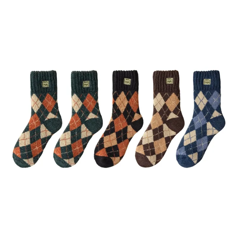 MIIOW Mid Calf Socks Men's Combo Set-9