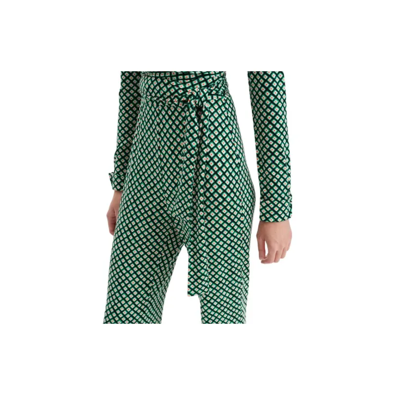 DVF Diane Von Furstenberg SS23 Jumpsuit Women's Green-5