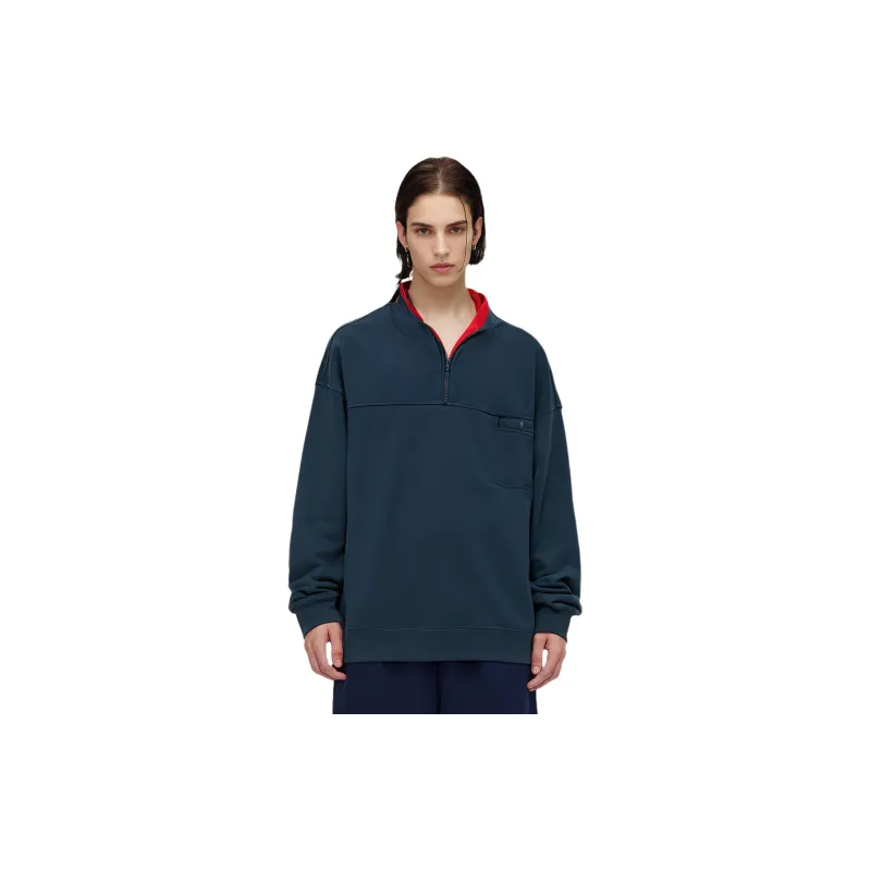 Supreme Washed Half Zip Pullover-8