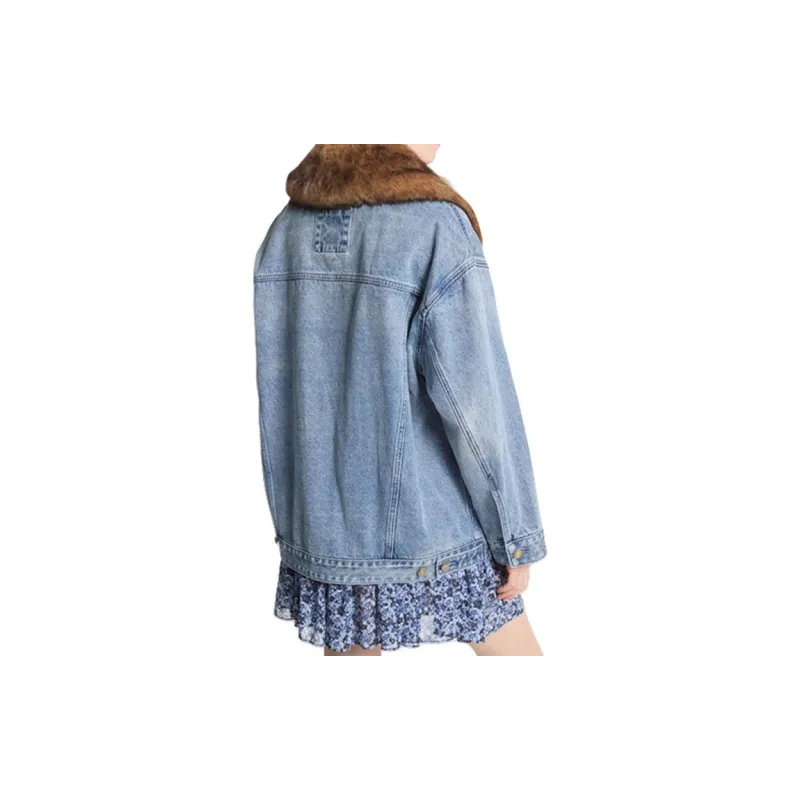 MICHAEL KORS FW24 Denim Jacket Women's Denim Blue-2