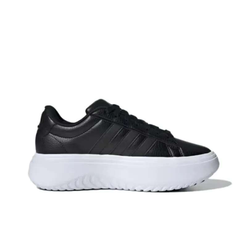 Adidas GRAND COURT Cushioning Anti Slip And Wear Resistant Low Top Casual Shoes Women's Black White-1