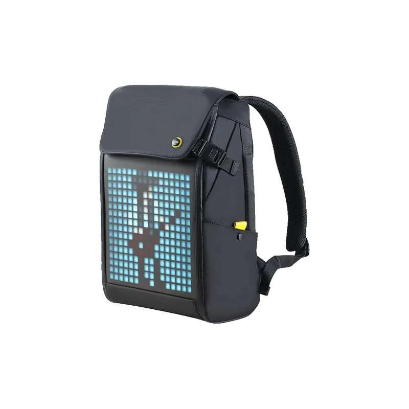 Divoom PU Backpack Large Size Men's Black-0
