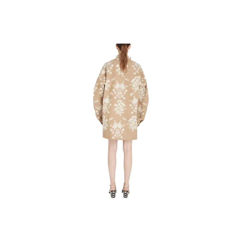 Giambattista Vall Floral-embroidered Parka-2