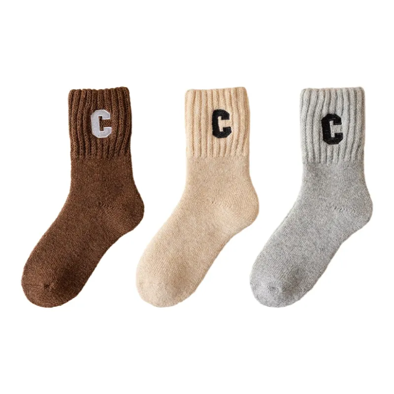 MIIOW Mid Calf Socks Women's Combo Set-1