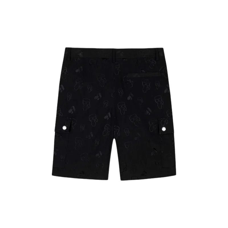 KARL LAGERFELD SS24 Casual Shorts Unisex Black-1