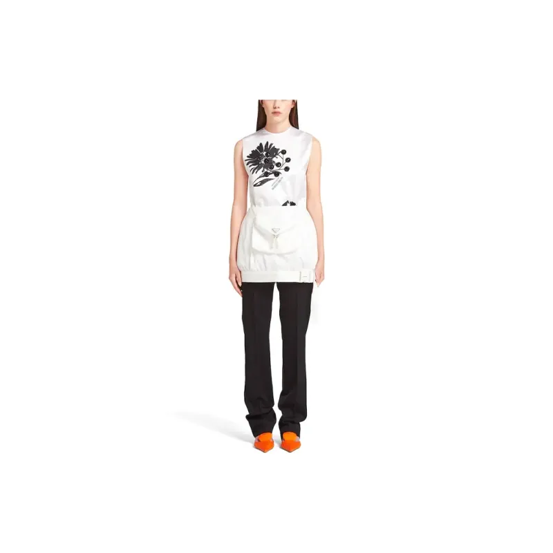 PRADA SS21 Casual Short Skirts Women's White-2