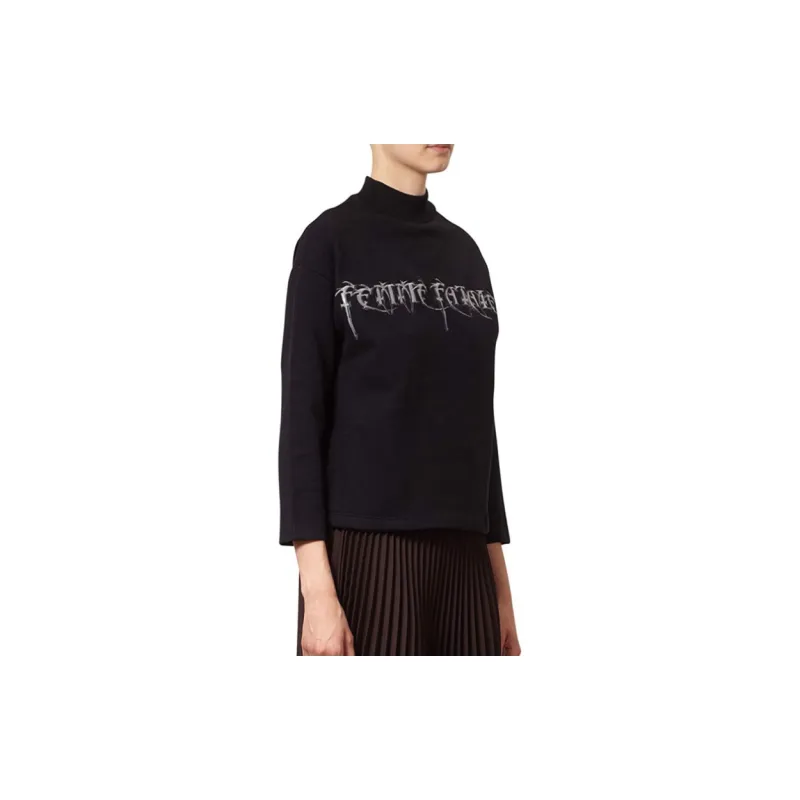 Balenciaga Sweatshirt Women's Black-5