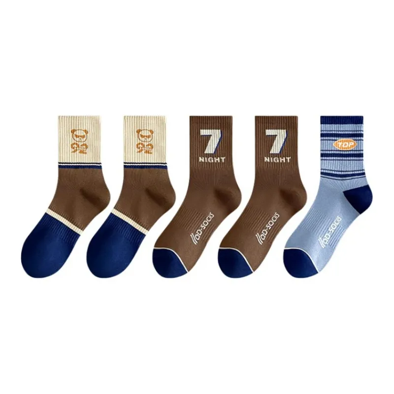 ROBINHOOD Mid Calf Socks Men's 5 Pack-16