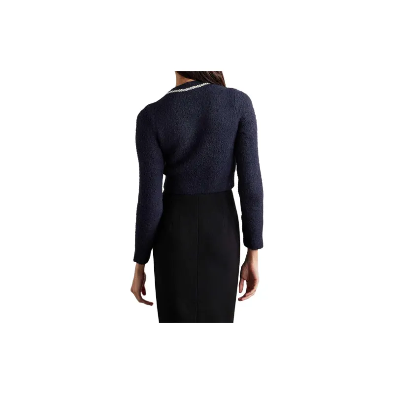 Self portrait Sweater Women's Marine Blue-3