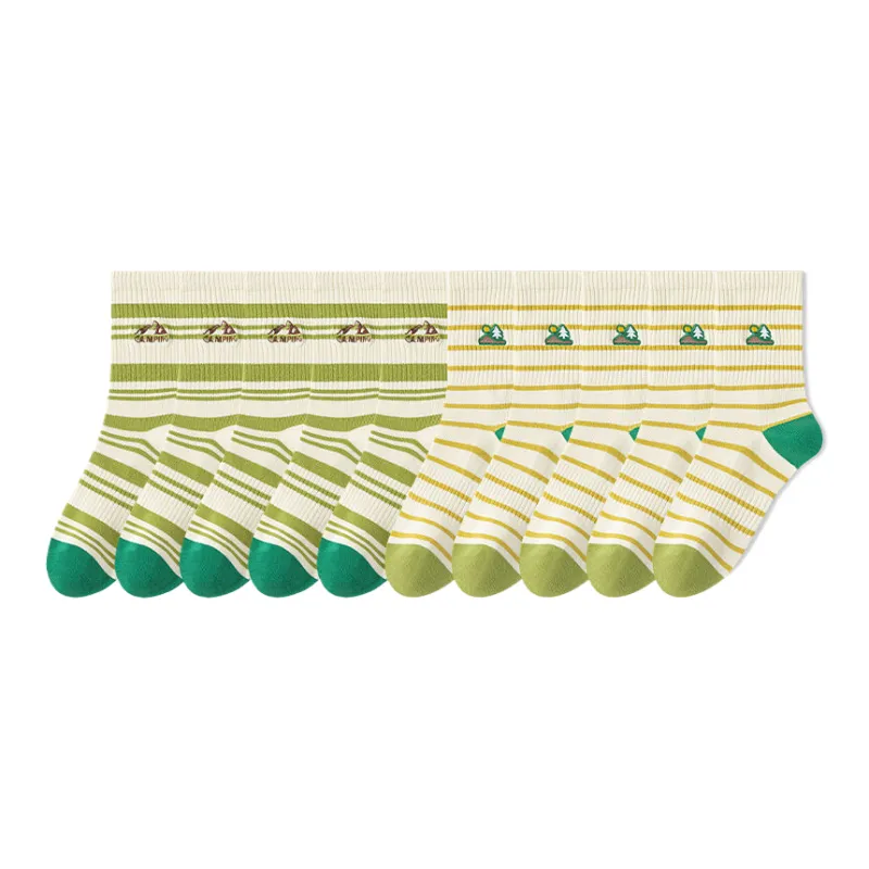 Lan Miao Mid Calf Socks Women's 10 Pack-7
