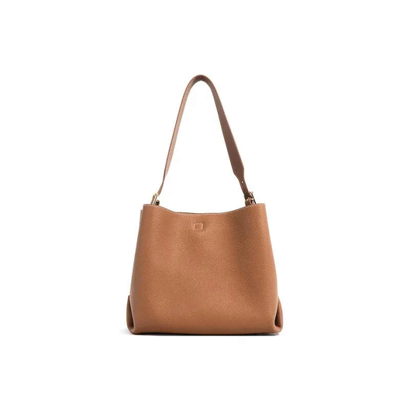NIUMJ Top Grain Cow Leather Underarm Crossbody Bag, Shoulder Bag Women's Multicolor-1