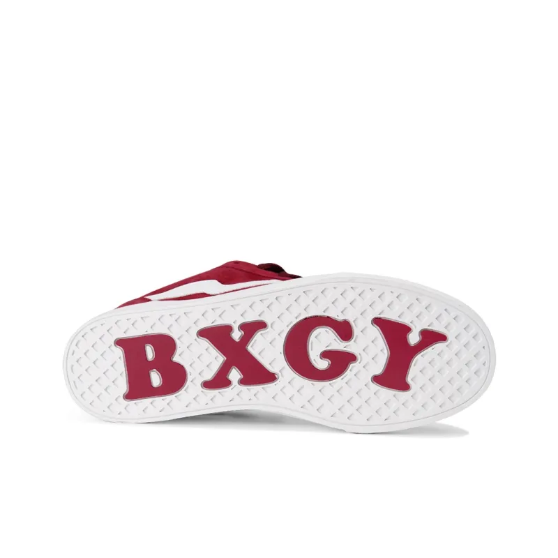 BXGY Anti Slip And Wear Resistant Coverage Low Top Skateboard Shoes Unisex Burgundy-3