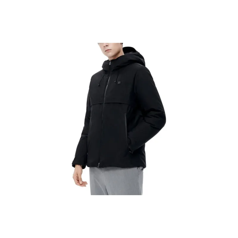 FILA Down Jackets Men Jet Black-3