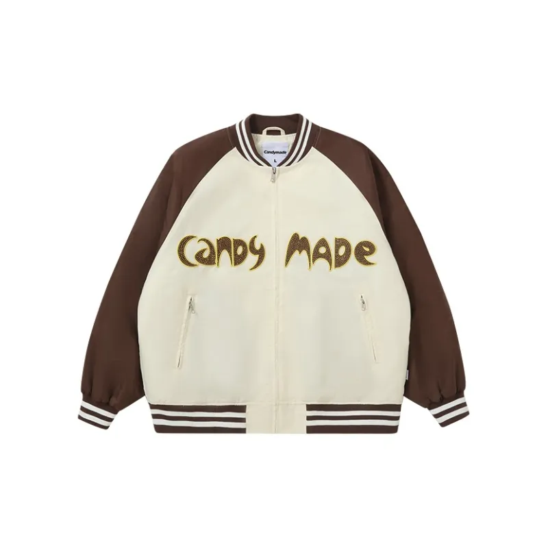 Candymade Haus Baseball Jacket Unisex Yellow-1
