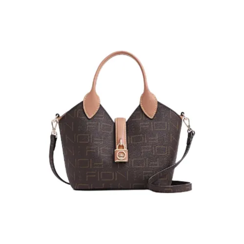 FION PVC Basket Bag Tote Bag Shopping Bag Shoulder Bag Crossbody Bag Handbag Medium Size Women's Multicolor