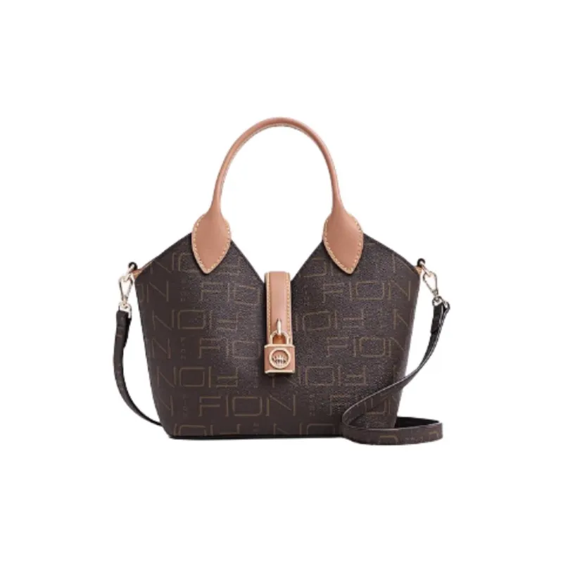 FION PVC Basket Bag Tote Bag Shopping Bag Shoulder Bag Crossbody Bag Handbag Medium Size Women's Multicolor-0