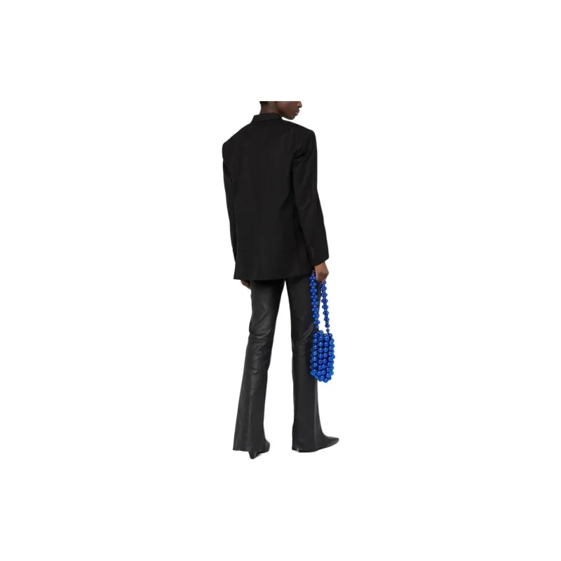 Balenciaga Shrunk Db Wool Blazer-4