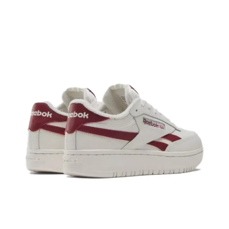 Reebok Women's Club C Double Revenge 'Chalk Classic Burgundy' Women's-3