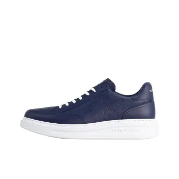 LOUIS VUITTON Beverly Hills Low Top Casual Shoes Men's Dark Blue