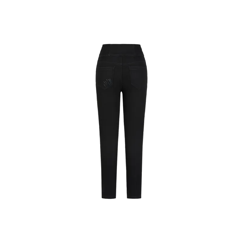 JZ. ANNAKRO Jeans Women's Plain Black-1