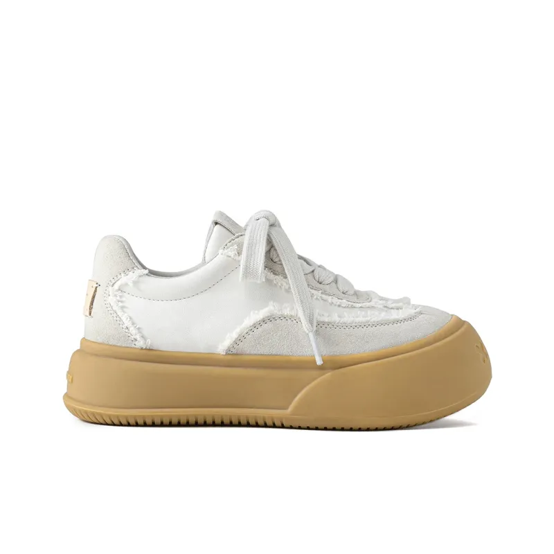 SOAP OPERA Dexun Series Skateboard Shoes Unisex Low Top Yellow/White-2