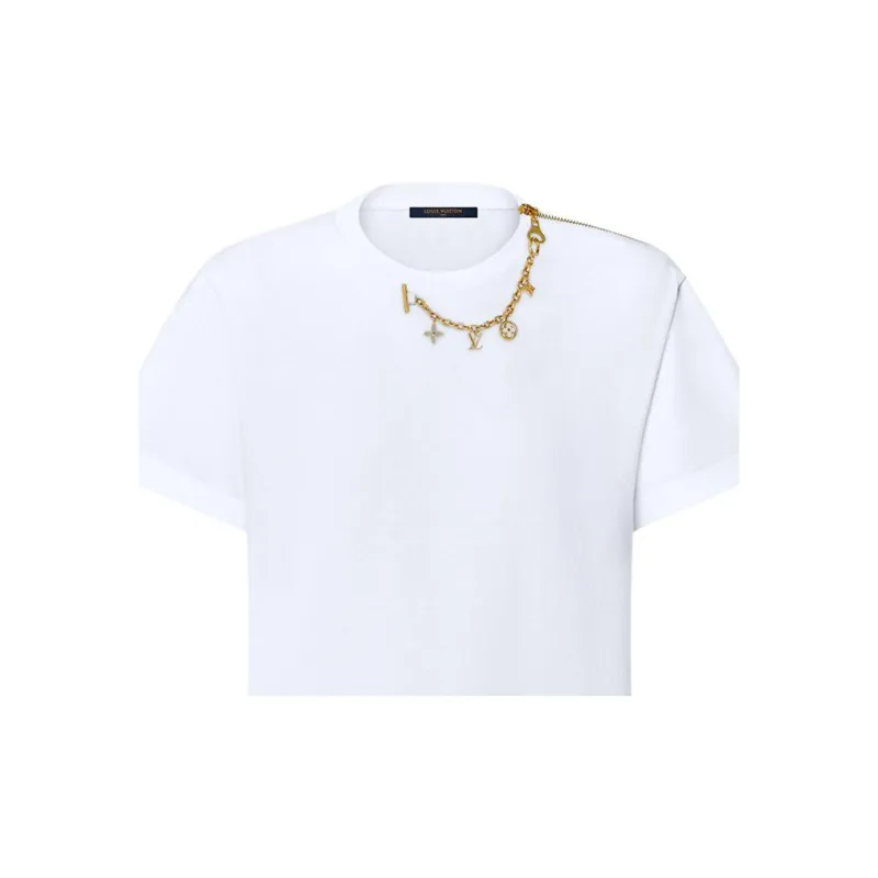 LOUIS VUITTON T Shirt Women's White-4