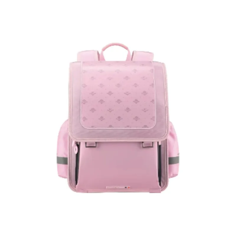 AMERICAN TOURISTER Fabric Backpack Medium Size Kids' Marine Blue/Pink-0