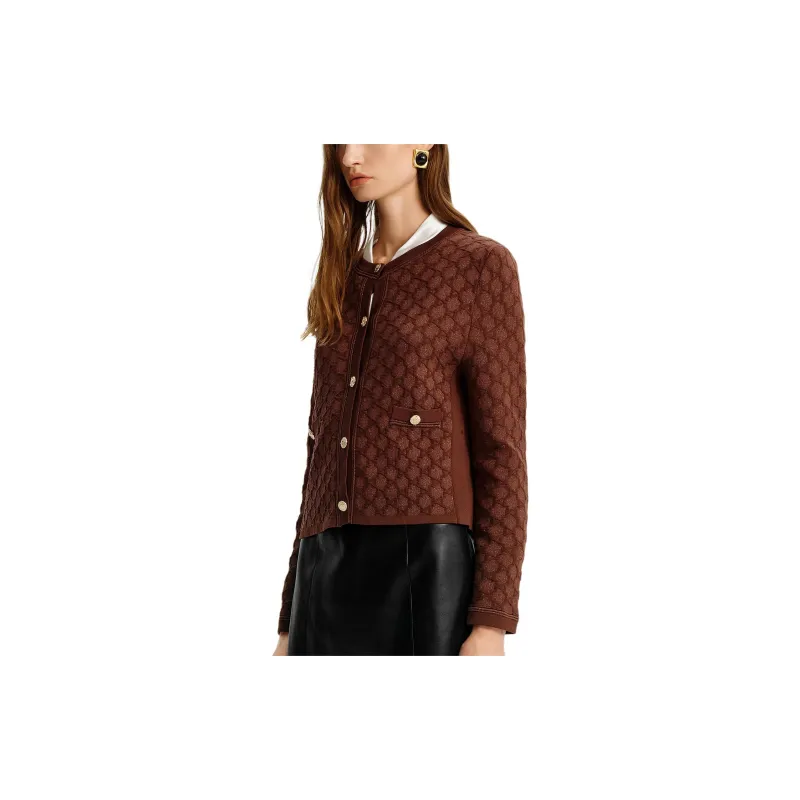 KARL LAGERFELD FW24 Knitwear Women's Coffee-1