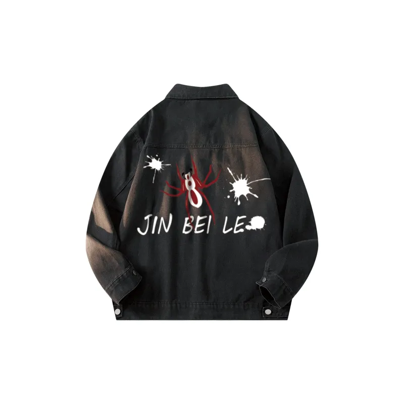 JINBEILE Denim Jackets Unisex-13