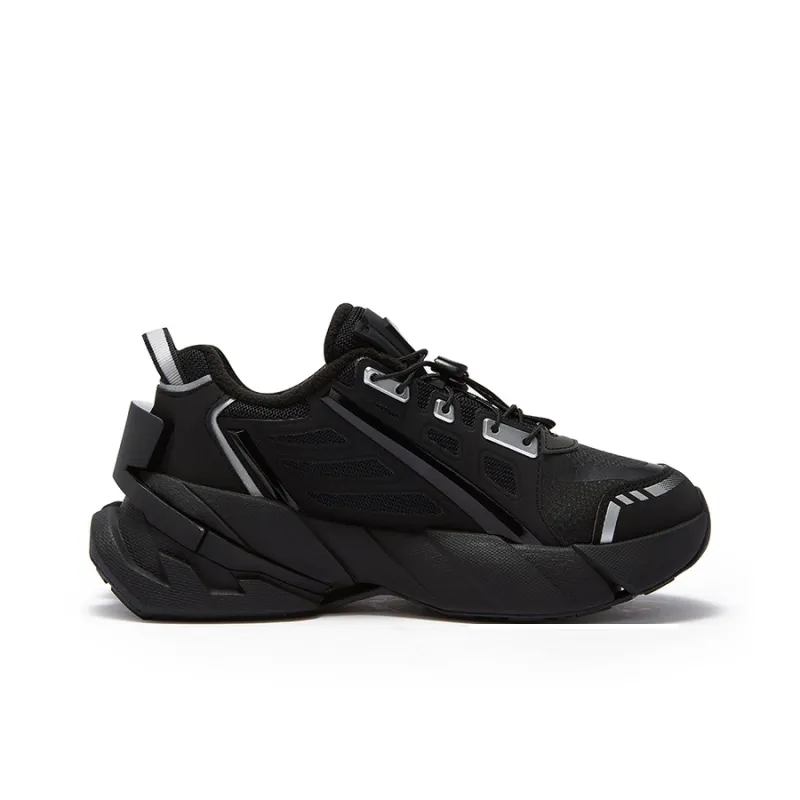 FILA FUSION TI 22 Abrasion Resistant Low Top Casual Shoes Women's Black-1