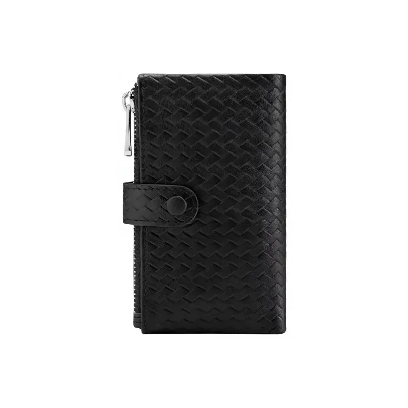 SAMSONITE Cow Leather Key Pouch Men's Black-2