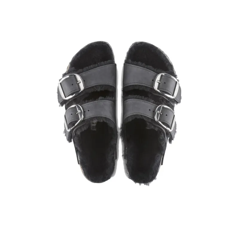 Birkenstock Arizona Big Buckle EVA Abrasion Resistant Slide Slippers Women's Black-4