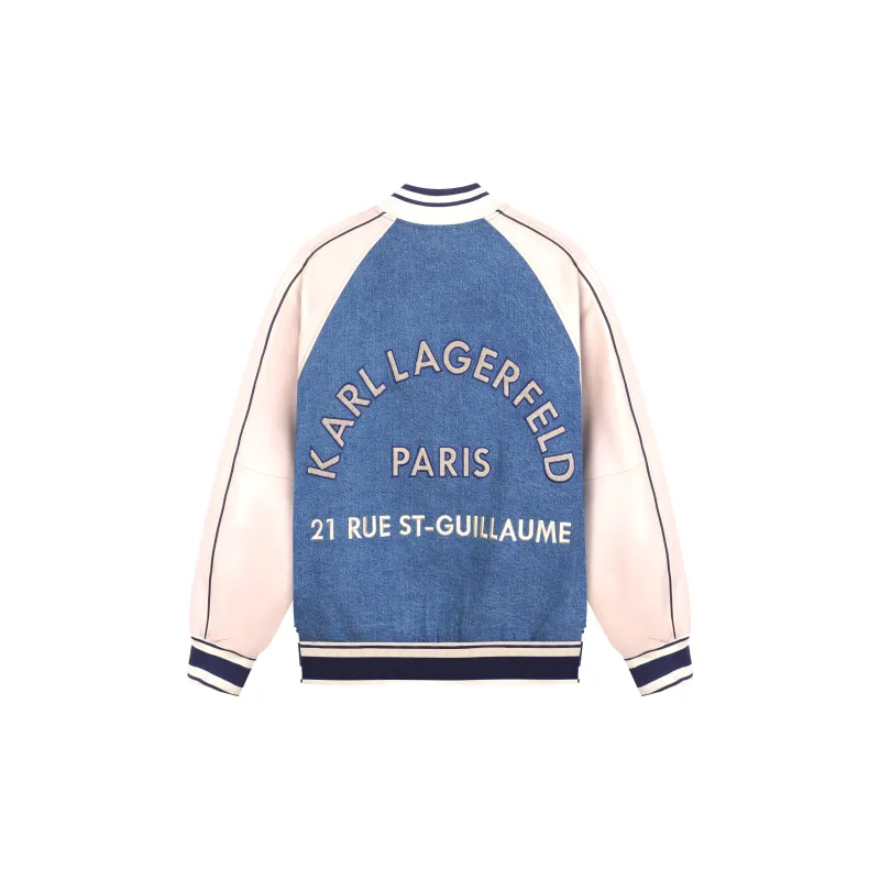 KARL LAGERFELD Jackets Coats Unisex Denim Blue-1