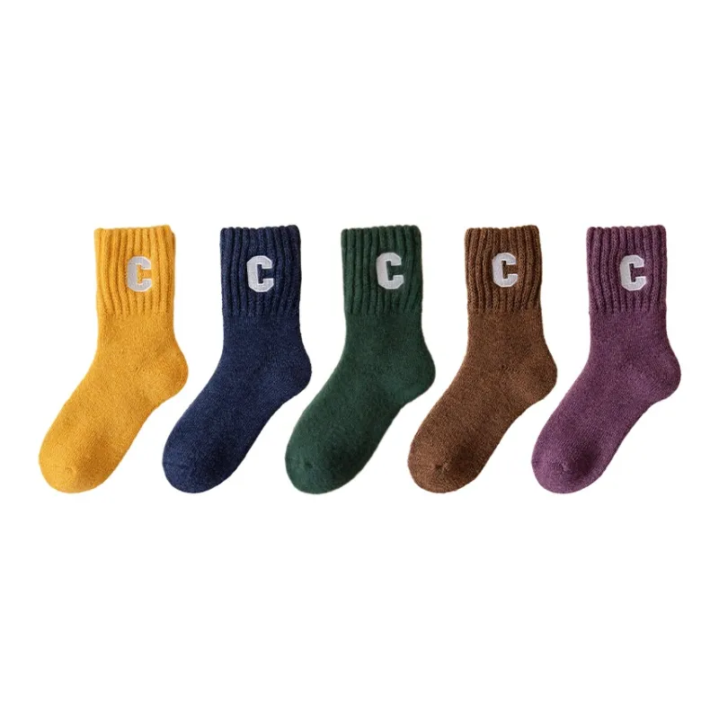 MIIOW Mid Calf Socks Women's Combo Set-9
