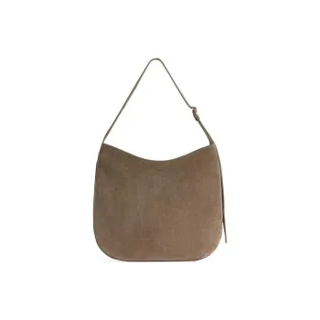 ARKET Cow Leather Crescent Bag Crossbody Bag Medium Size Women's Umber