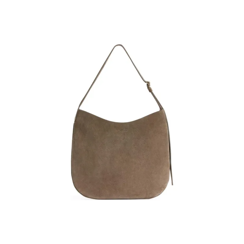 ARKET Cow Leather Crescent Bag Crossbody Bag Medium Size Women's Umber-0