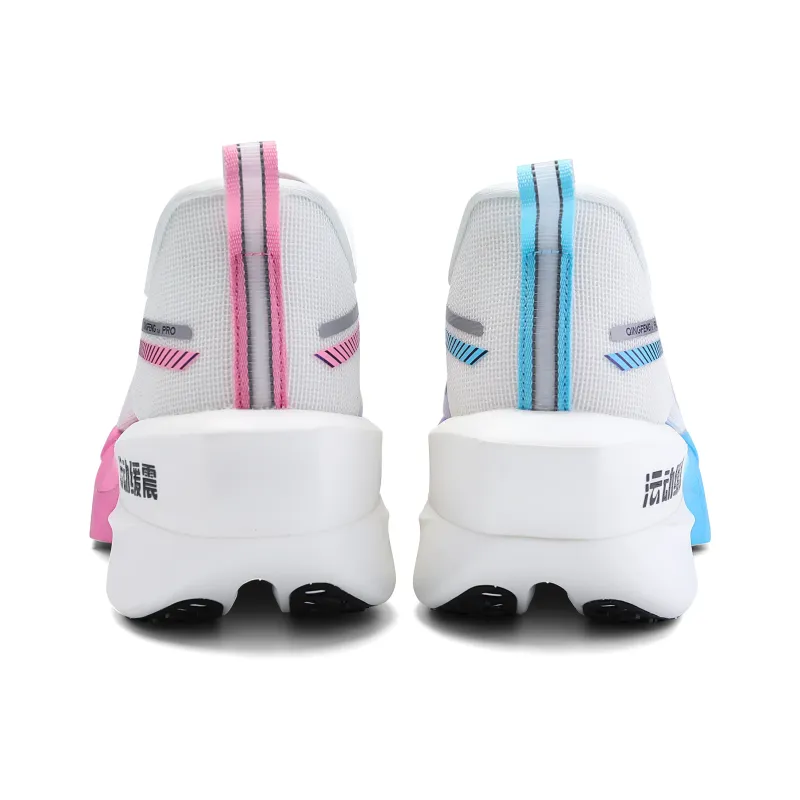 IRUNSVAN Low-Top Running Shoes Unisex Mismatched Color-Pink Blue-4