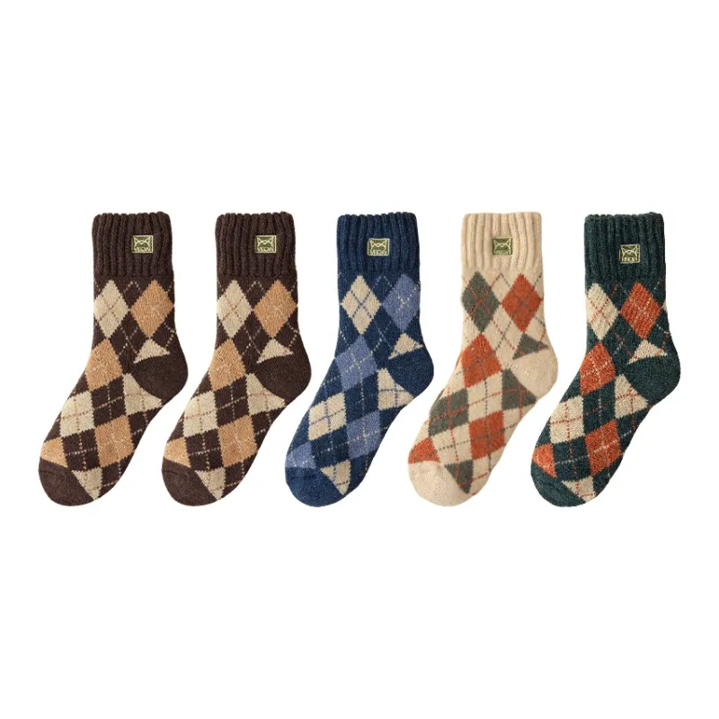 MIIOW Mid Calf Socks Men's Combo Set-6