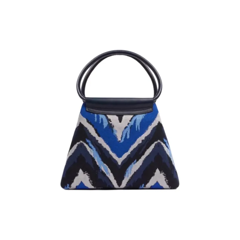 MISSONI Fabric One Shoulder Handbags Large Size Women's Red/Blue-4
