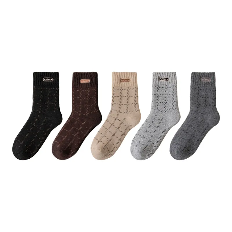 MIIOW Mid Calf Socks Men's Combo Set-14