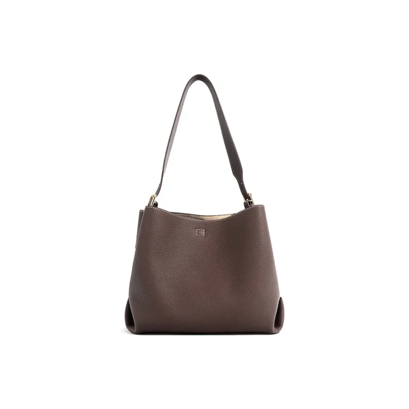 NIUMJ Top Grain Cow Leather Underarm Crossbody Bag, Shoulder Bag Women's Multicolor-2
