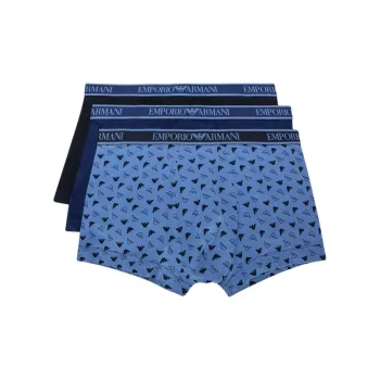 EMPORIO ARMANI FW24 Underpants Men's 3 Pack Navy Blue+Blue+Black