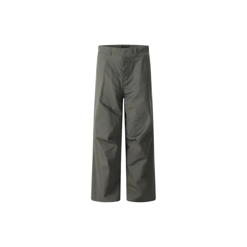 Beam Mix With Kimchi Casual Pants Unisex Gray Green-15