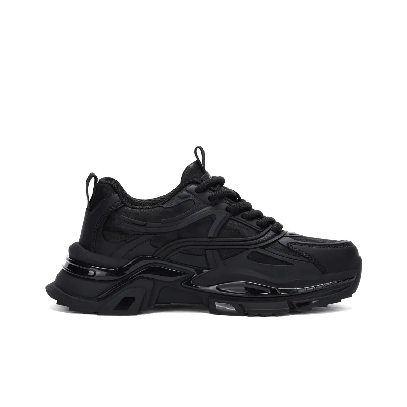 JEEP SPIRIT Cushioning, Slip Resistant, Abrasion Resistant, Waterproof, Height Increasing Low Top Chunky Sneakers Men's-1