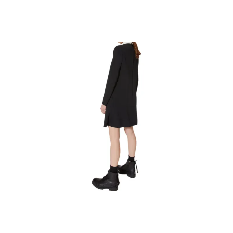 RED VALENTINO Long Sleeved Dresses Women's Black-2