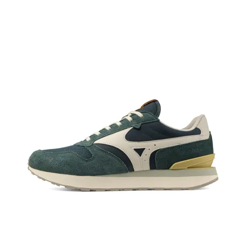 Mizuno RB87 Anti Slip Wear Resistant Low Top Running Shoes Unisex Green