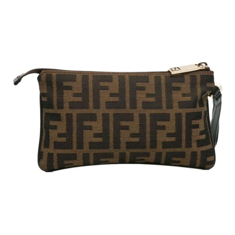FENDI Pre-Owned 2000-2010 Zucca Canvas Wristlet Pouch-2