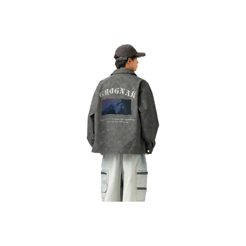GROGNAK Leather Jackets Unisex-3