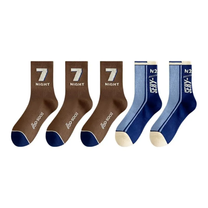 ROBINHOOD Mid Calf Socks Men's 5 Pack-4