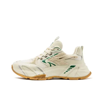 AOKANG Low Top Running Shoes Men's Beige Green